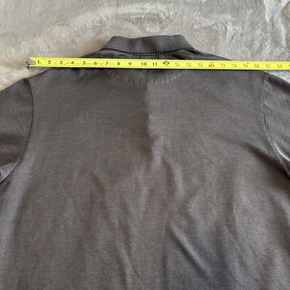 Nike Tiger Woods Collection Golf Polo Shirt Mens XL Gray Striped - Picture 10 of 12